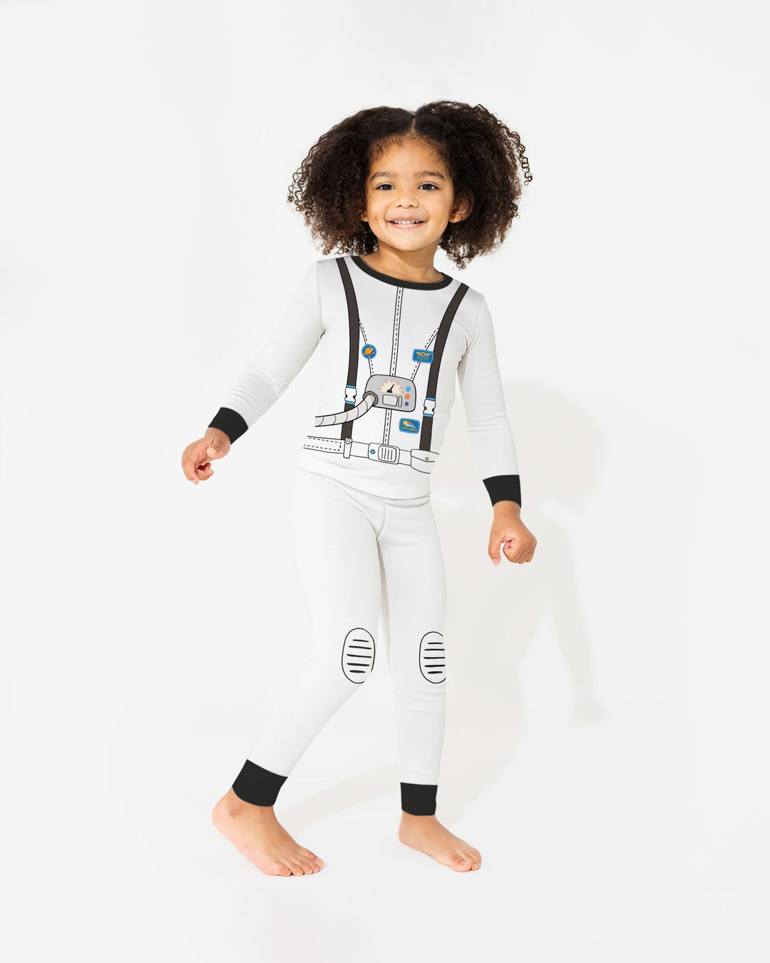 Future Astronaut Bamboo Two Piece Long Sleeve Pajama Set