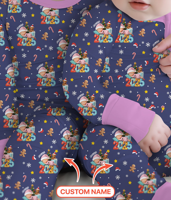 Gerippte Babykleidung mit individuellem Foto - Weich &amp; Skizzenhaft