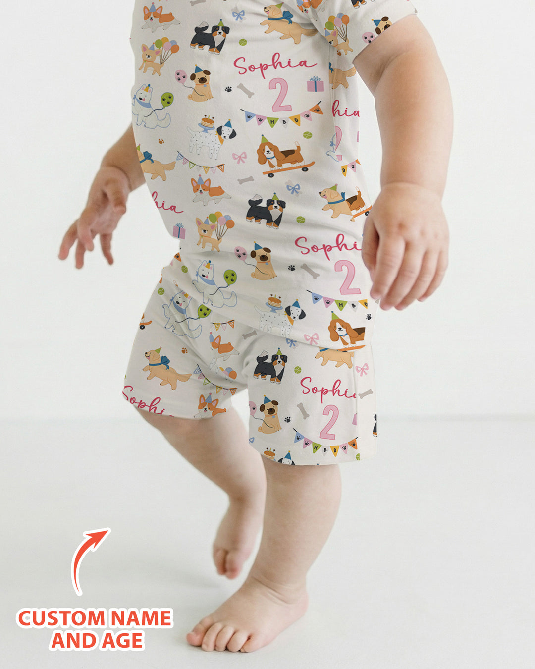 Schlafanzug-Set zweiteilig, kurze Ärmel, kurze Hose, Bambus