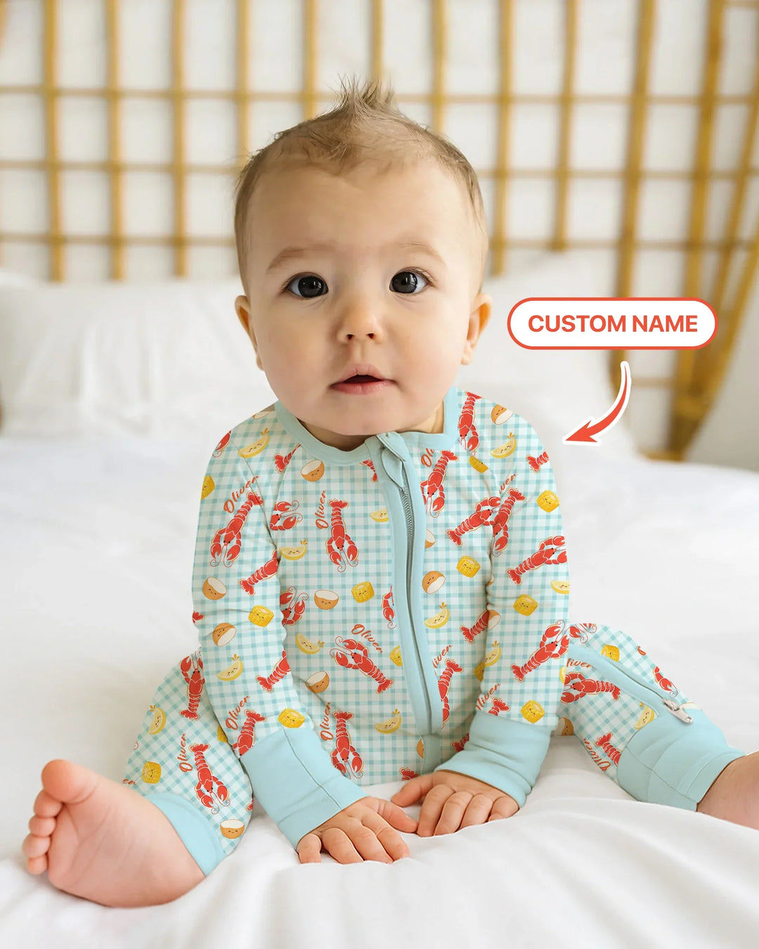 Gerippte Babykleidung mit individuellem Foto - Weich &amp; Skizzenhaft