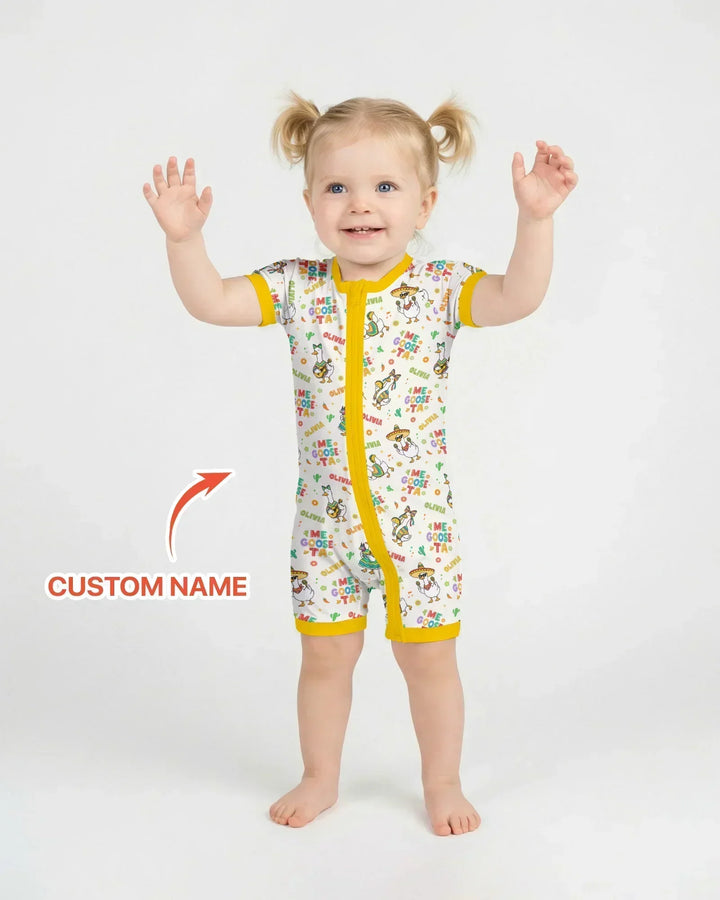 Custom name Me Goose-ta Bamboo Shorty Zippy