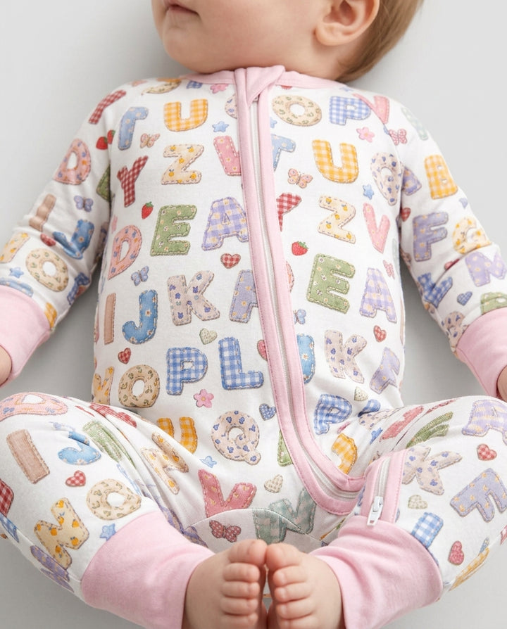 Fabric Alphabet Letters Bamboo Convertible Zippy