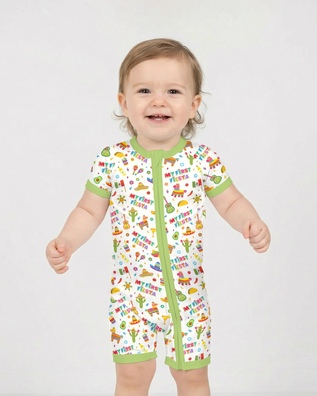 Cinco de Mayo Family Matching Bamboo Shorty Zippy
