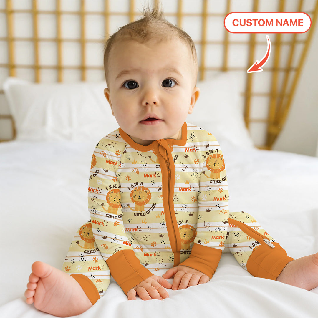 I Am A Child Of God Custom Name Boy Convertible Zippy