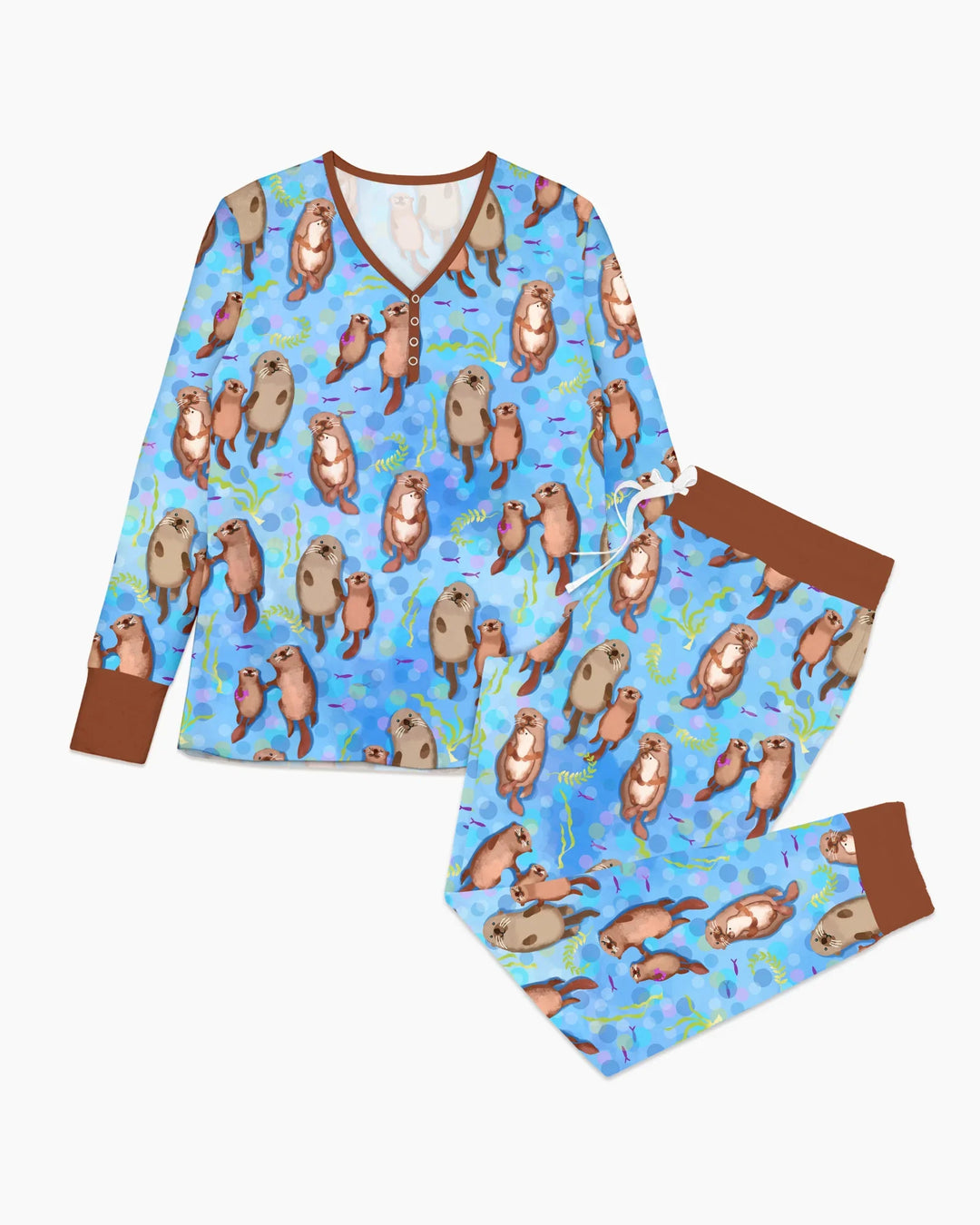 Conjunto de Pijama de Bambú Otterly Together para Mujer