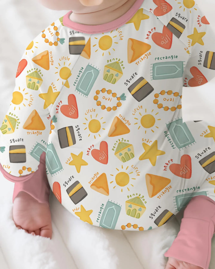 Gerippte Babykleidung mit individuellem Foto - Weich &amp; Skizzenhaft