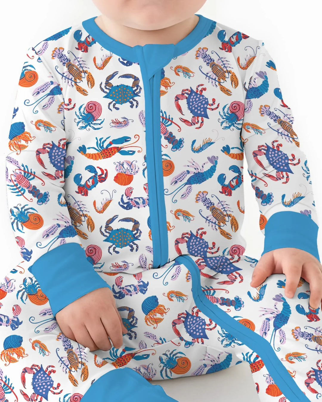 Crustacean Nation Family Matching Bamboo Convertible Zippy