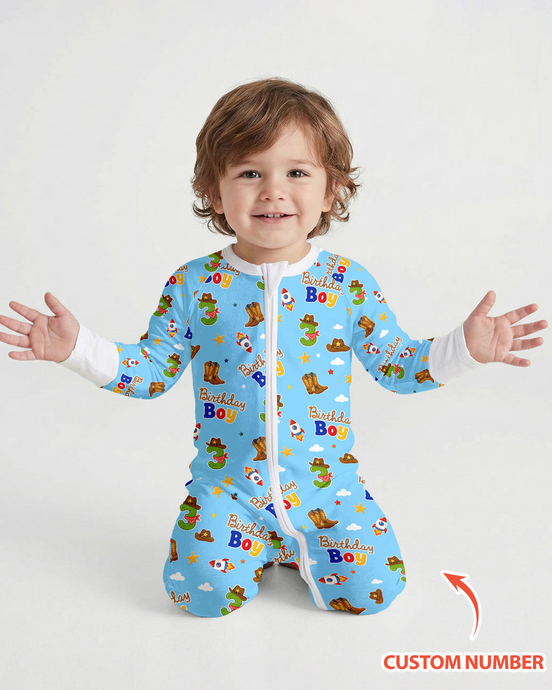 Gerippte Babykleidung mit individuellem Foto - Weich &amp; Skizzenhaft