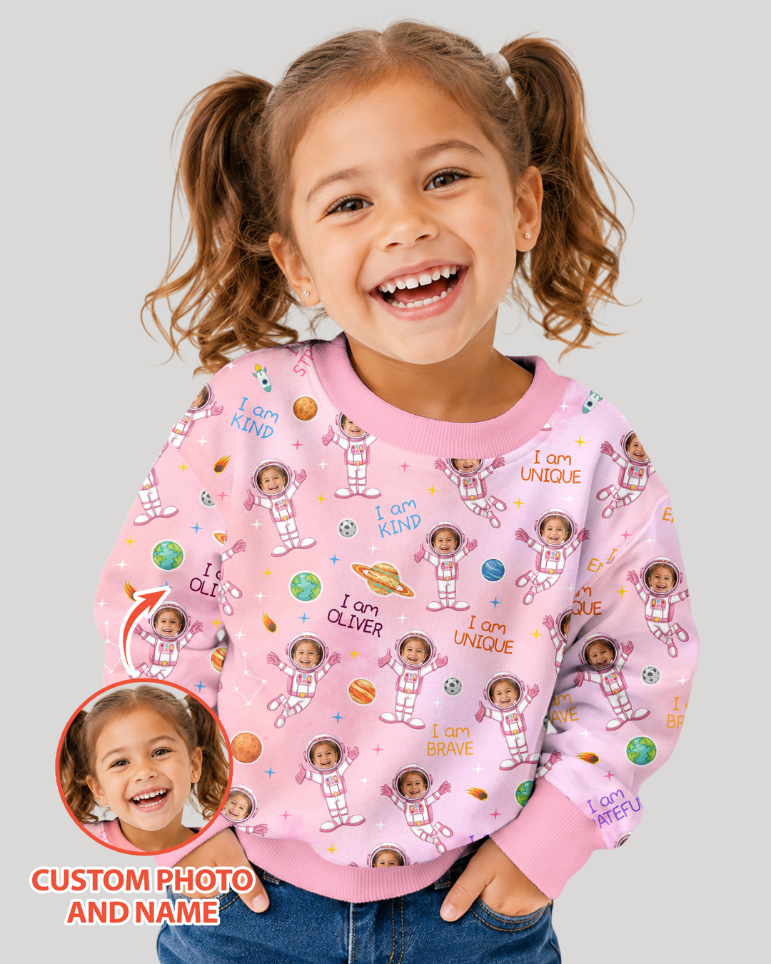 Custom Template Bambus-Rundhals-Sweatshirt