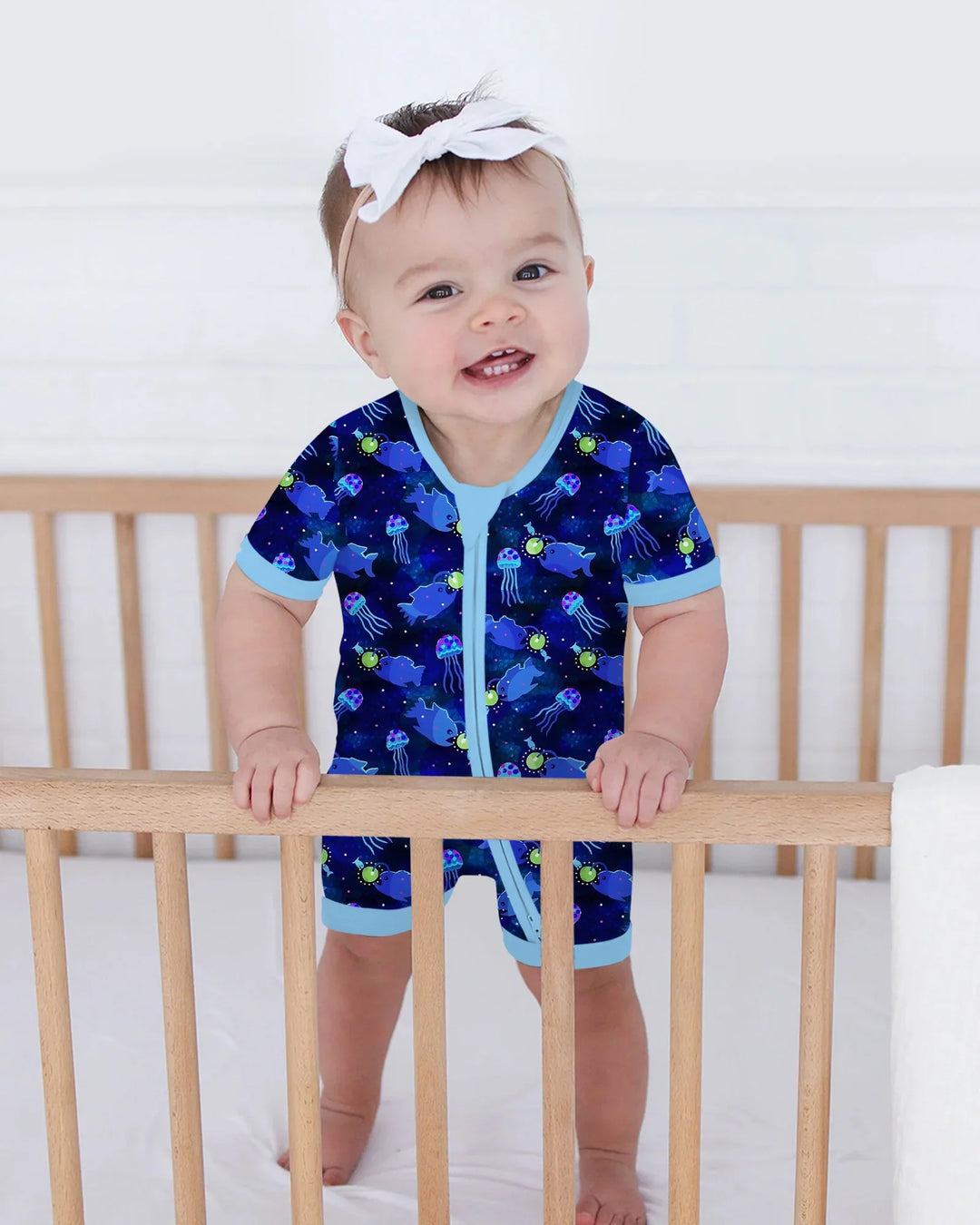 Happy Glow Fish Bamboo Shorty Zippy
