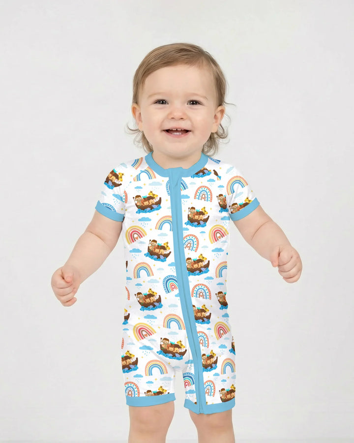 Noah’s Ark & God’s Rainbow Promise Shorty Zippy