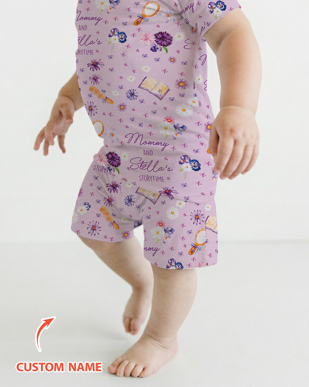 Conjunto de Pijama de Dos Piezas de Bambú con Mangas Cortas y Pantalones Cortos