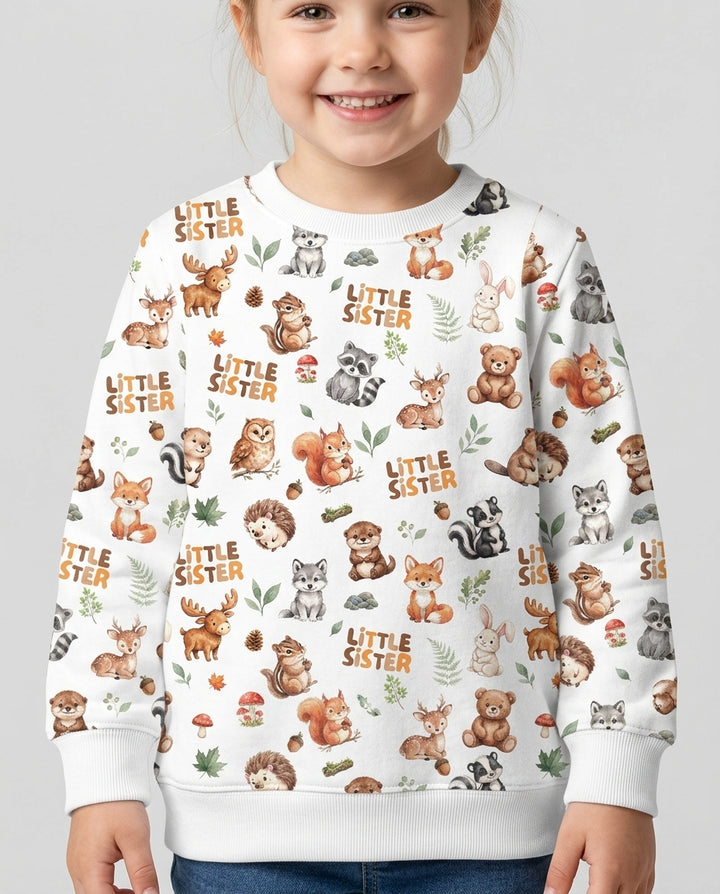 Sudadera de cuello redondo de bambú con plantilla personalizada