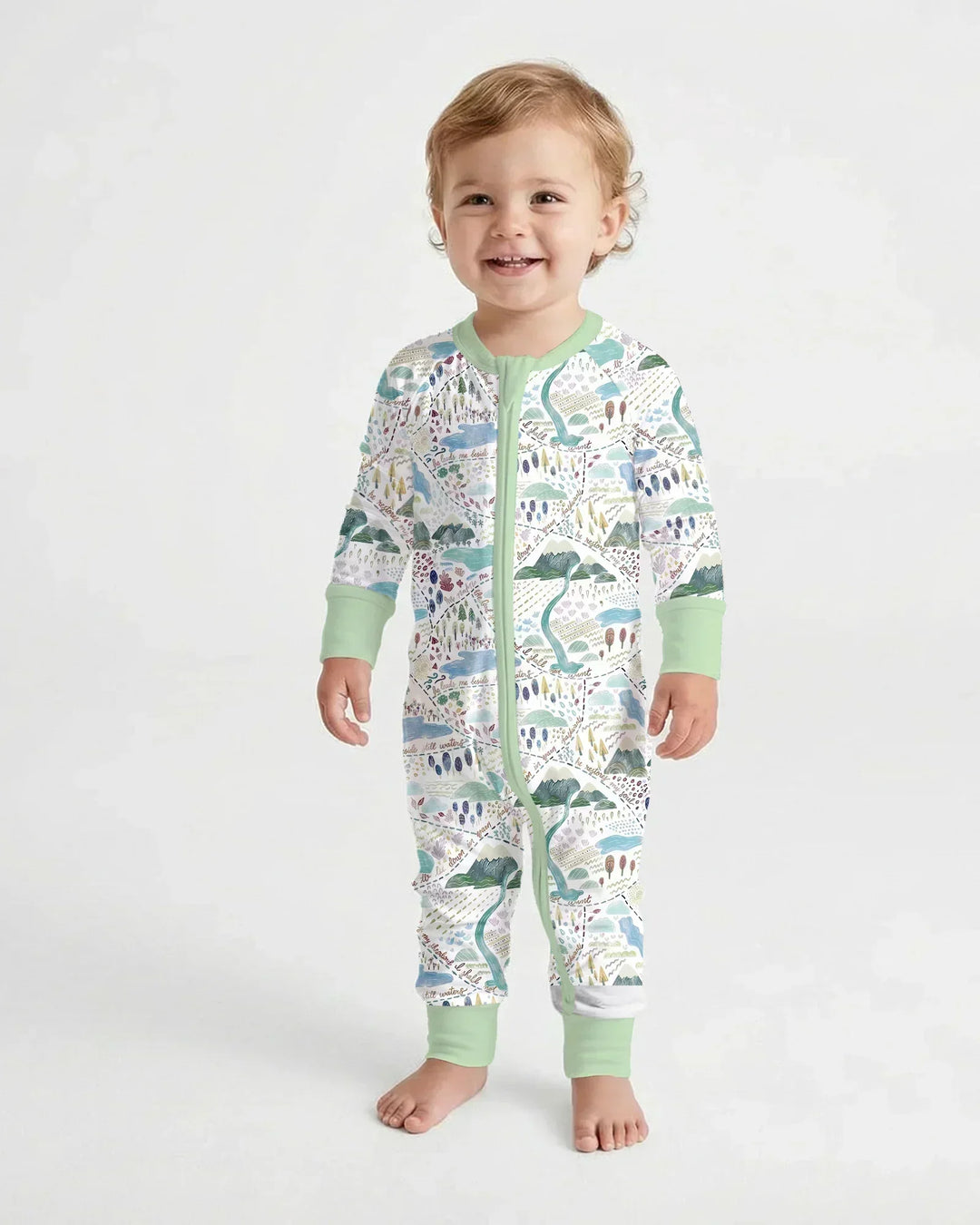 Whimsical Psalms 23 Map Convertible Zippy