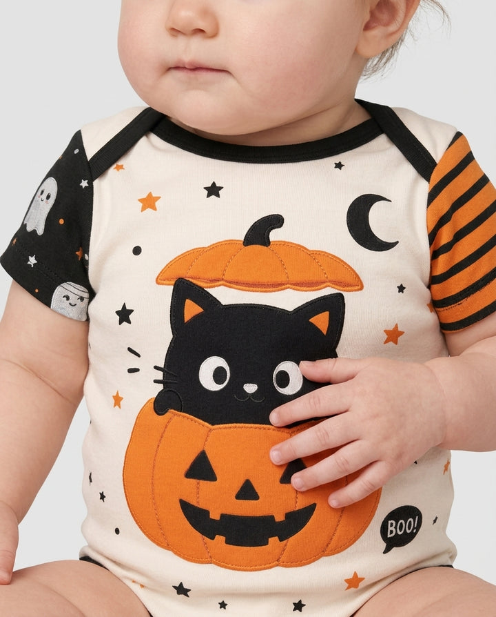 Boo Kitty Bamboo Bodysuit