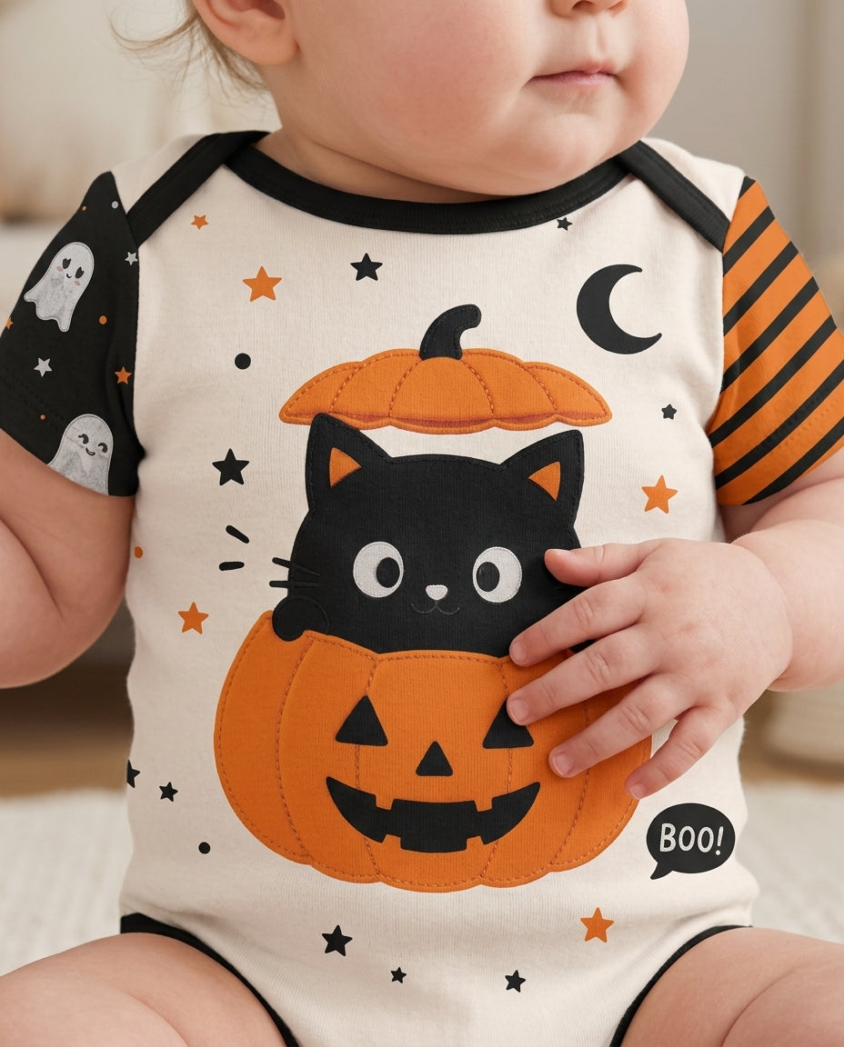 Boo Kitty Bamboo Bodysuit