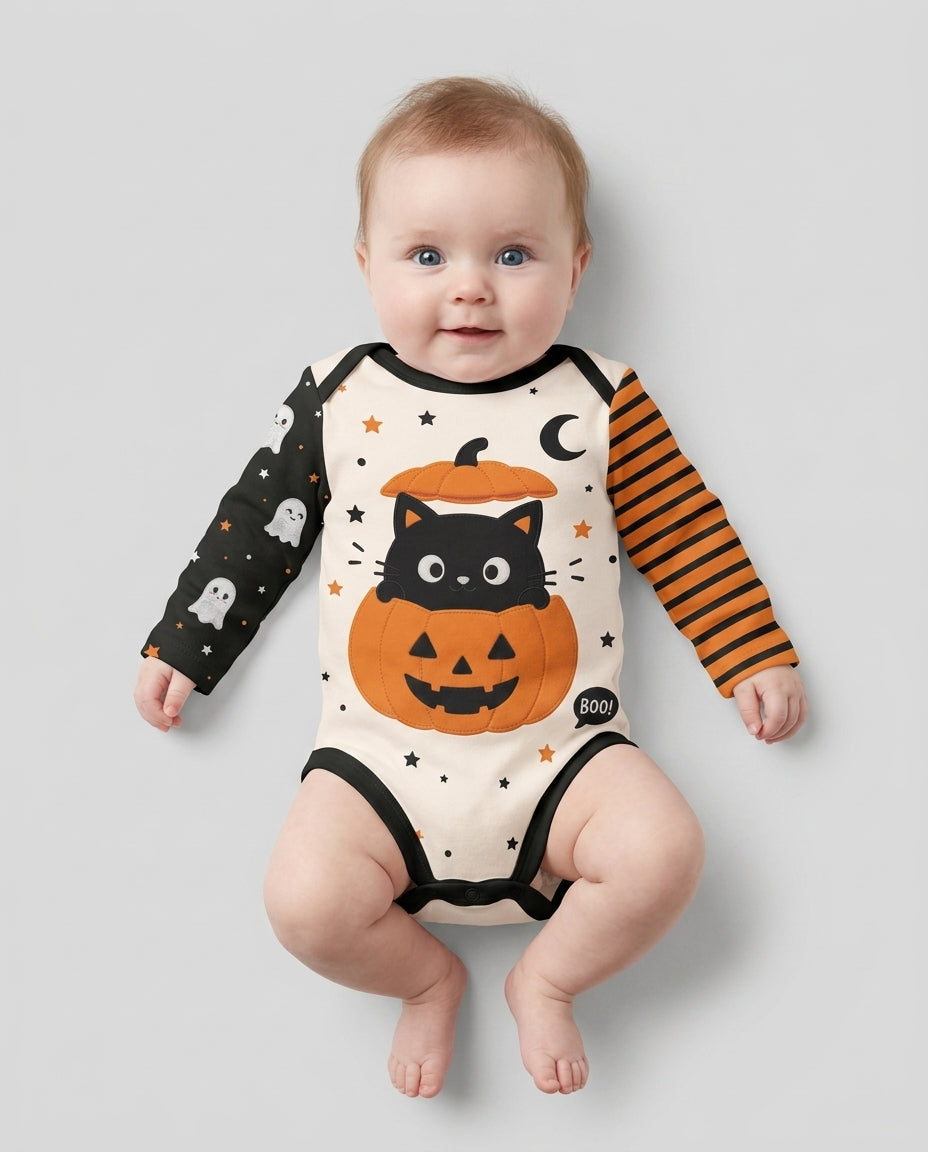 Boo Kitty Bamboo Bodysuit