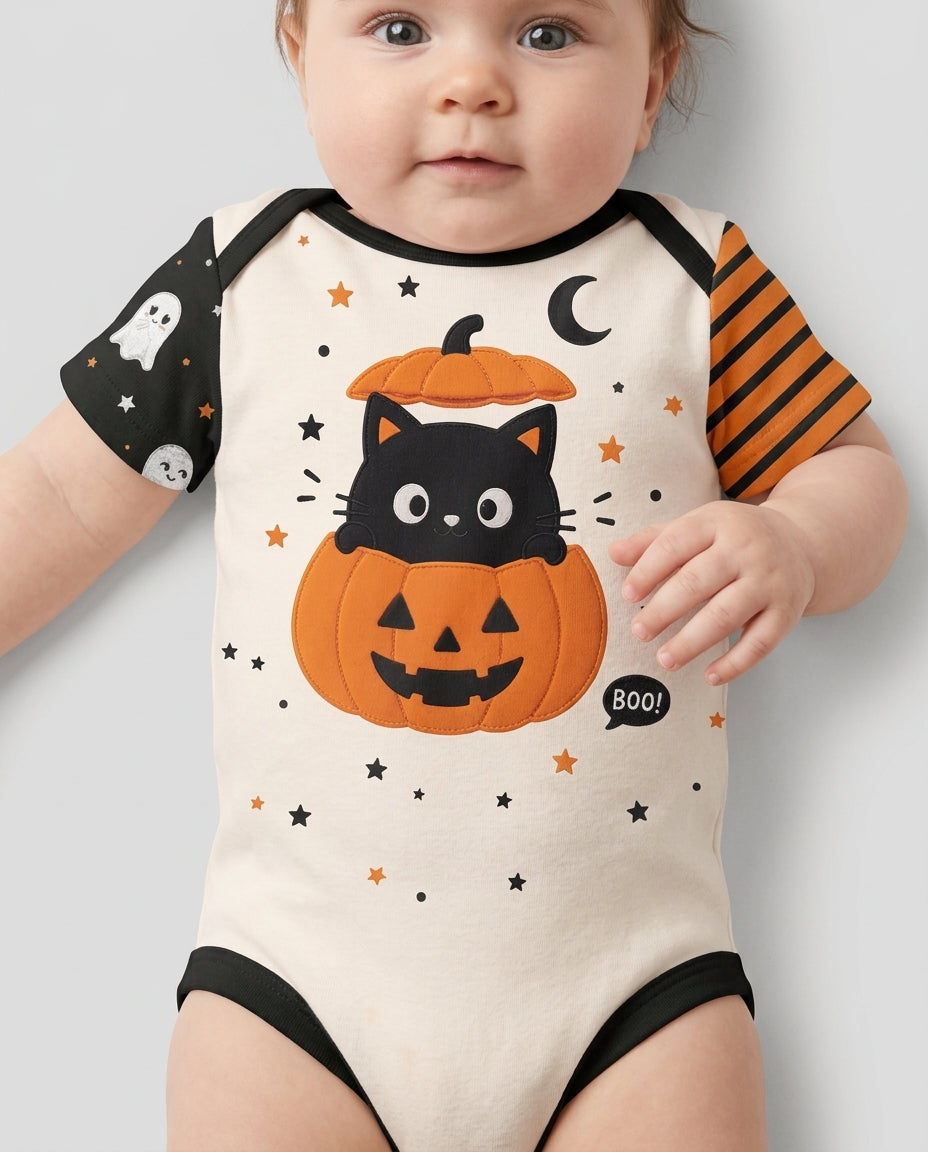 Boo Kitty Bamboo Bodysuit