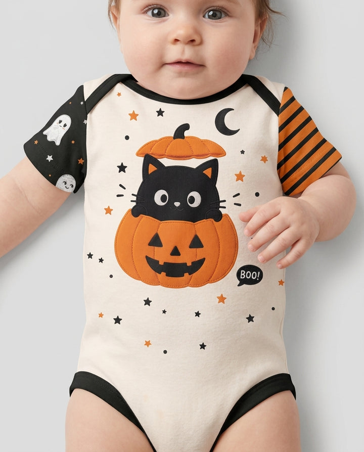Boo Kitty Bamboo Bodysuit