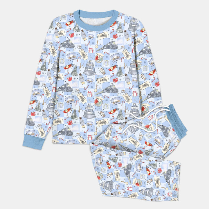 Christmas Train Men's Pajama Set