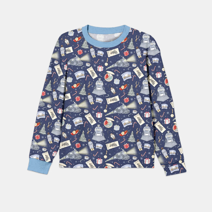 Christmas Train Men's Pajama Set