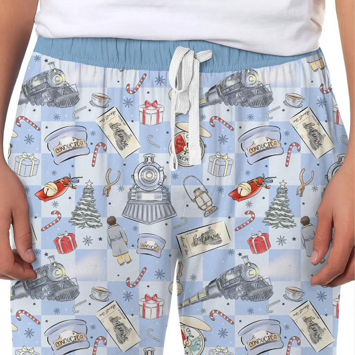 Christmas Train Men's Pajama Set