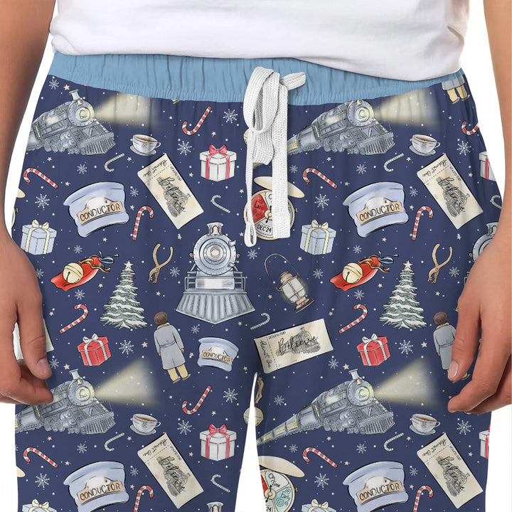 Christmas Train Men's Pajama Set