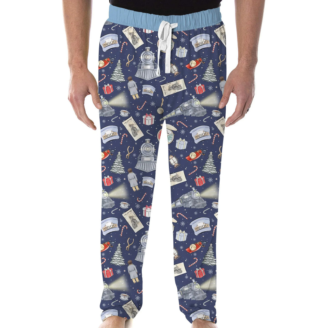 Christmas Train Men's Pajama Set
