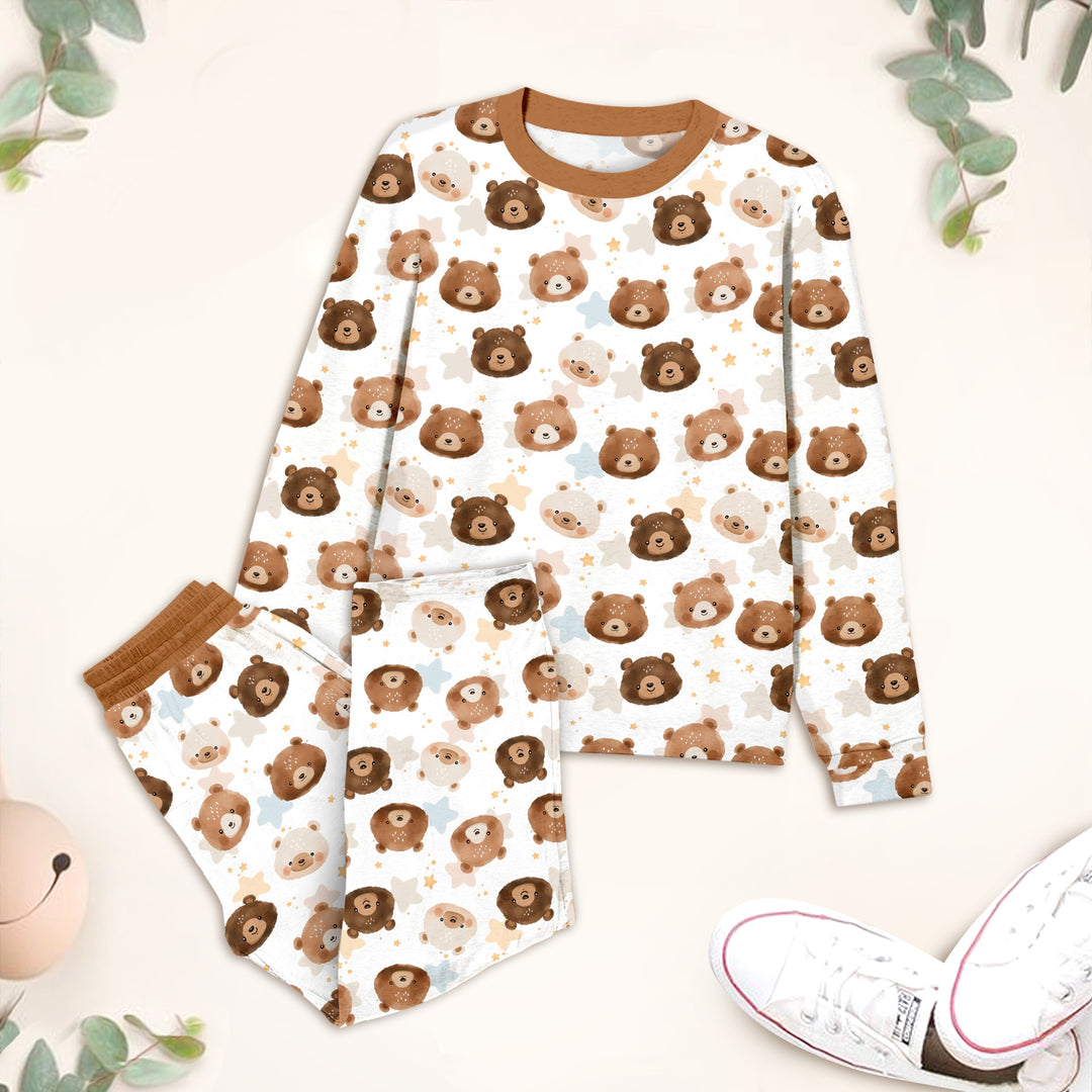 Beary Sleepy Bamboo Outfit for Kids – Cozy and Cute