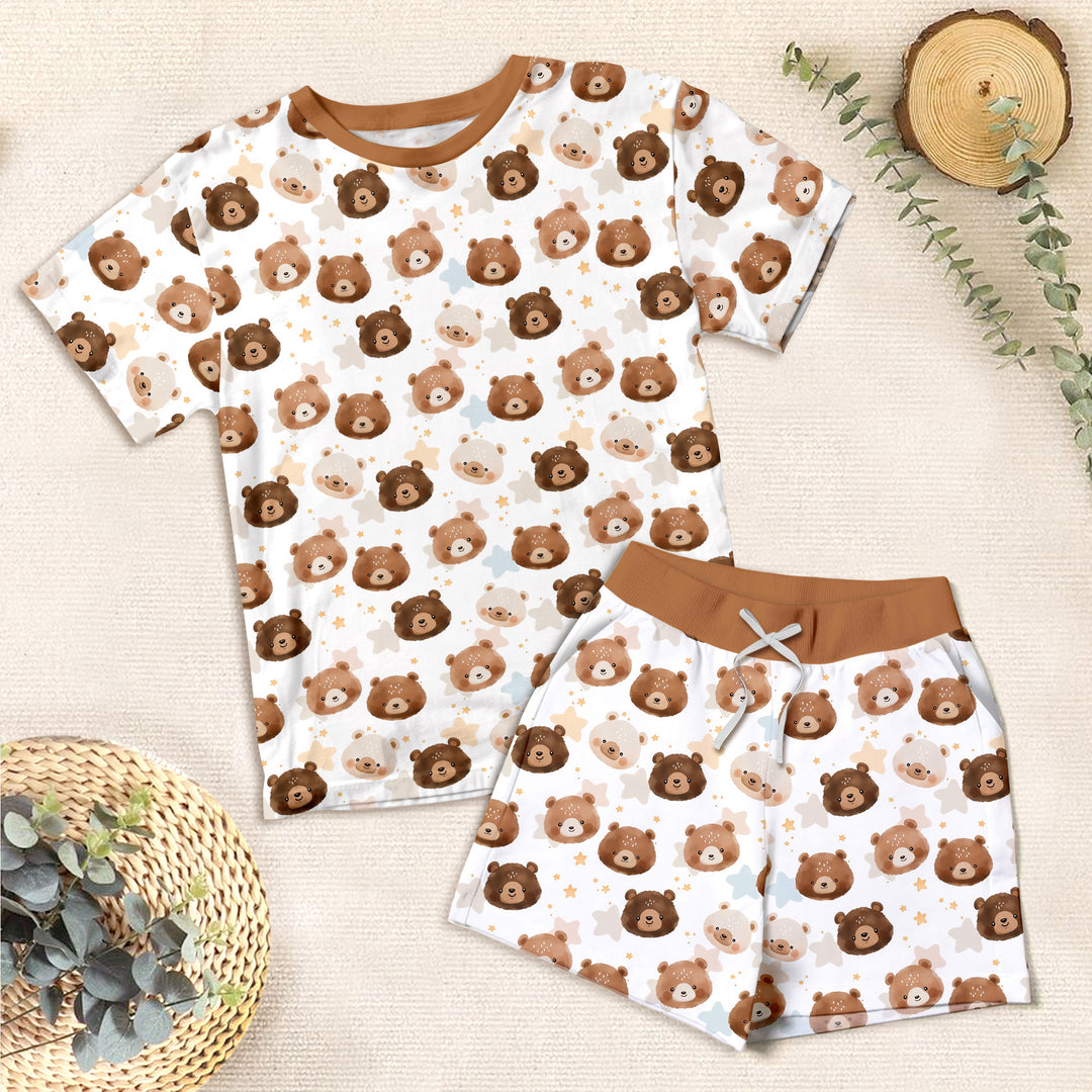 Beary Sleepy Bamboo Outfit for Kids – Cozy and Cute