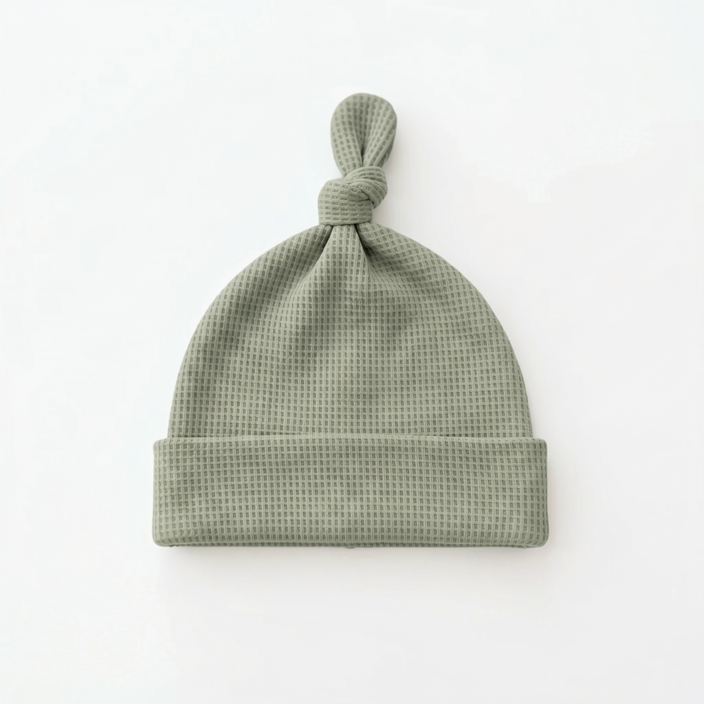 Waffle Bamboo Knotted Hat