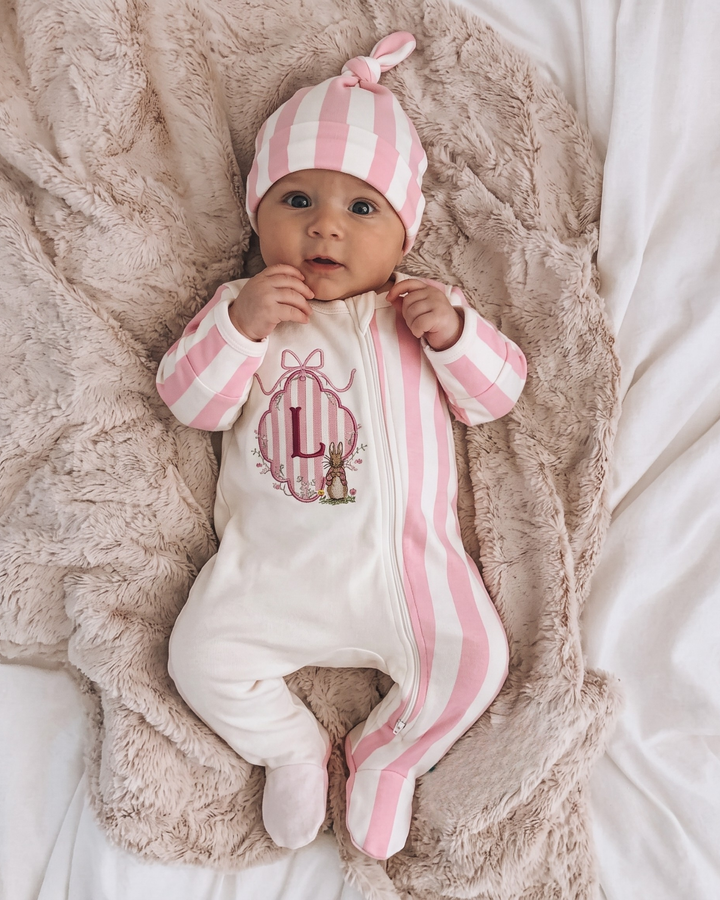Gerippte Babykleidung mit individuellem Foto - Weich &amp; Skizzenhaft