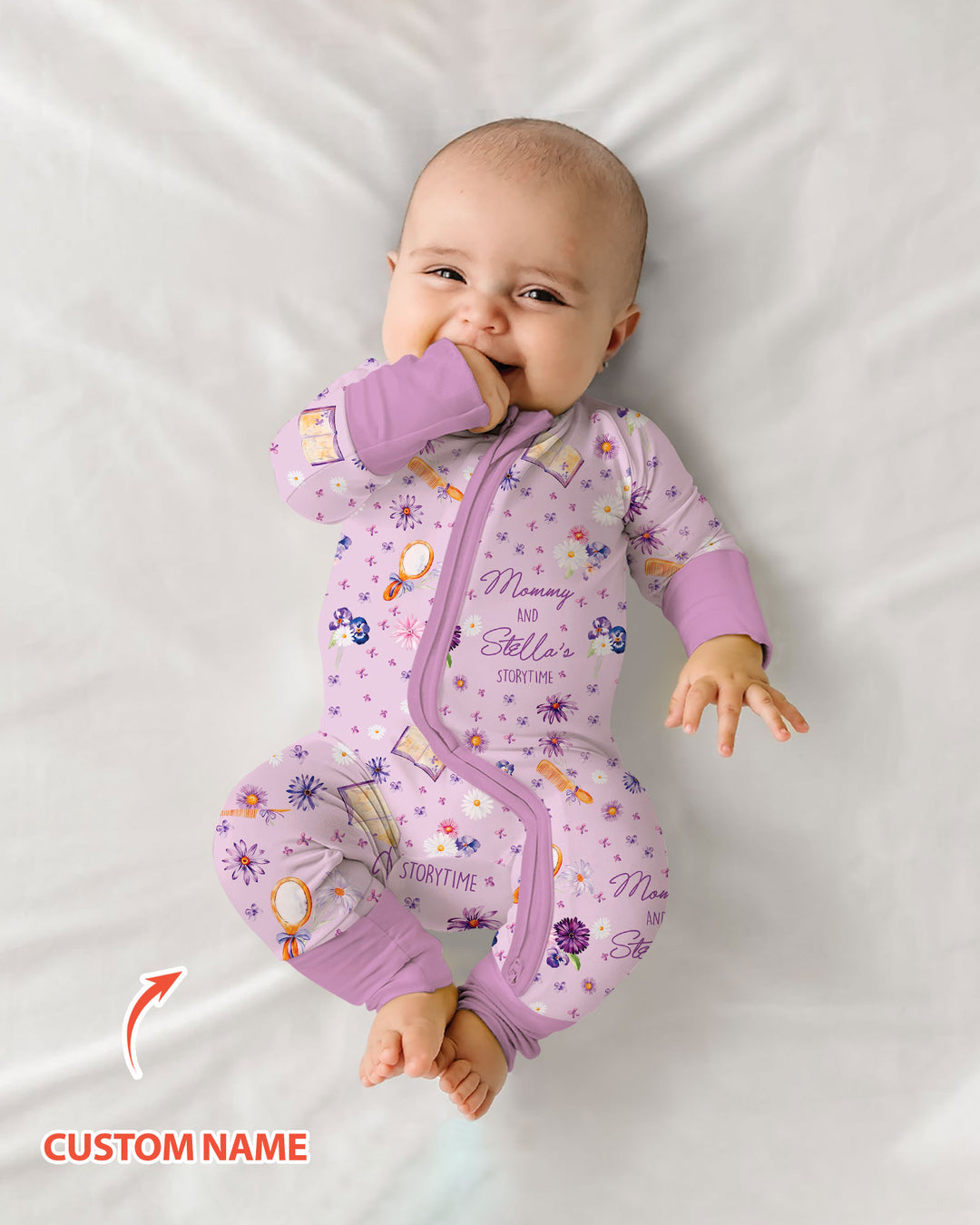 Mommy Daddy And Me Bedtime Story Family Matching Bamboo Convertible Zippy