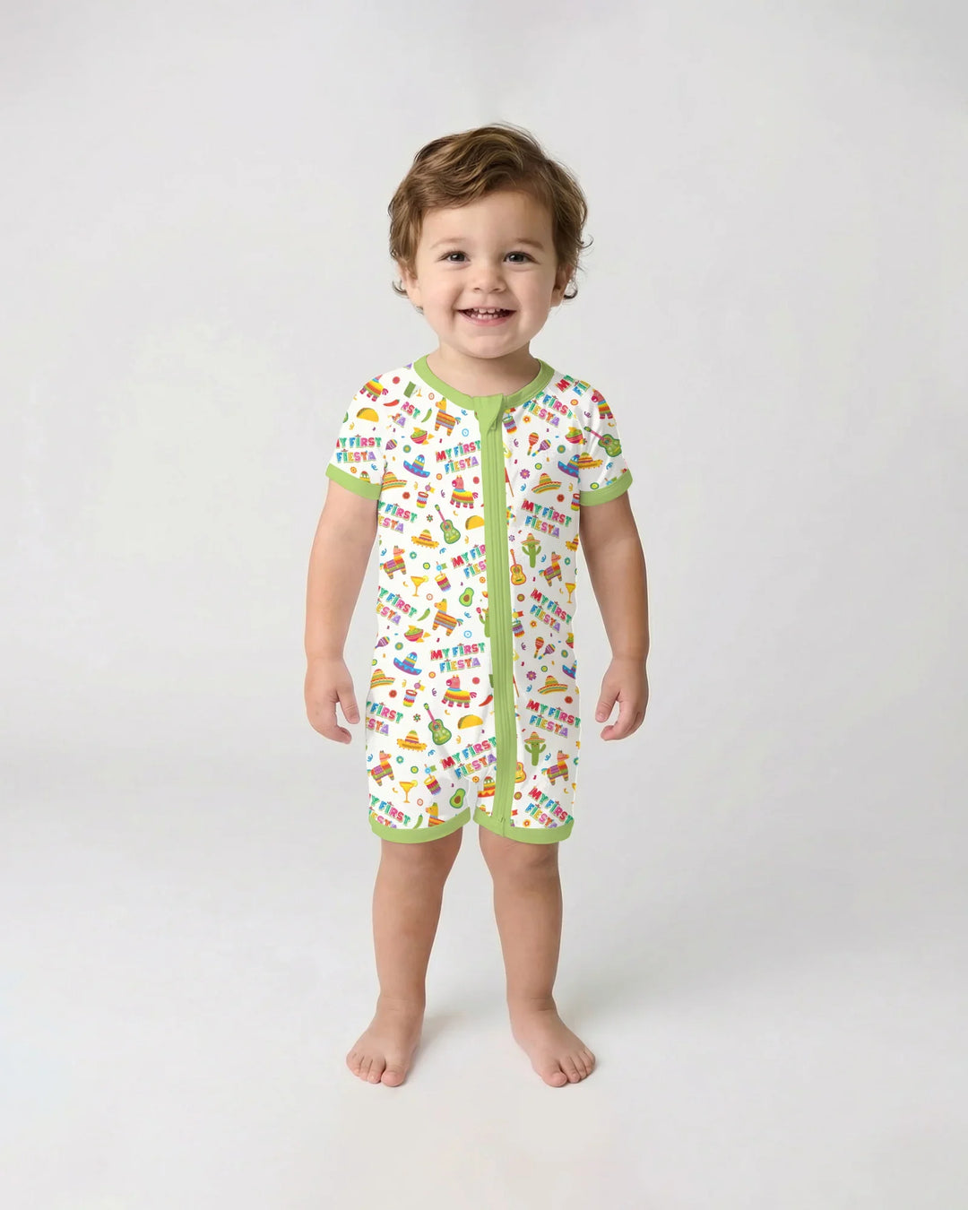 Cinco de Mayo Family Matching Bamboo Shorty Zippy
