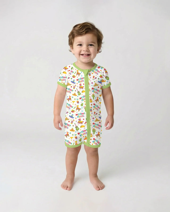 Cinco de Mayo Family Matching Bamboo Shorty Zippy