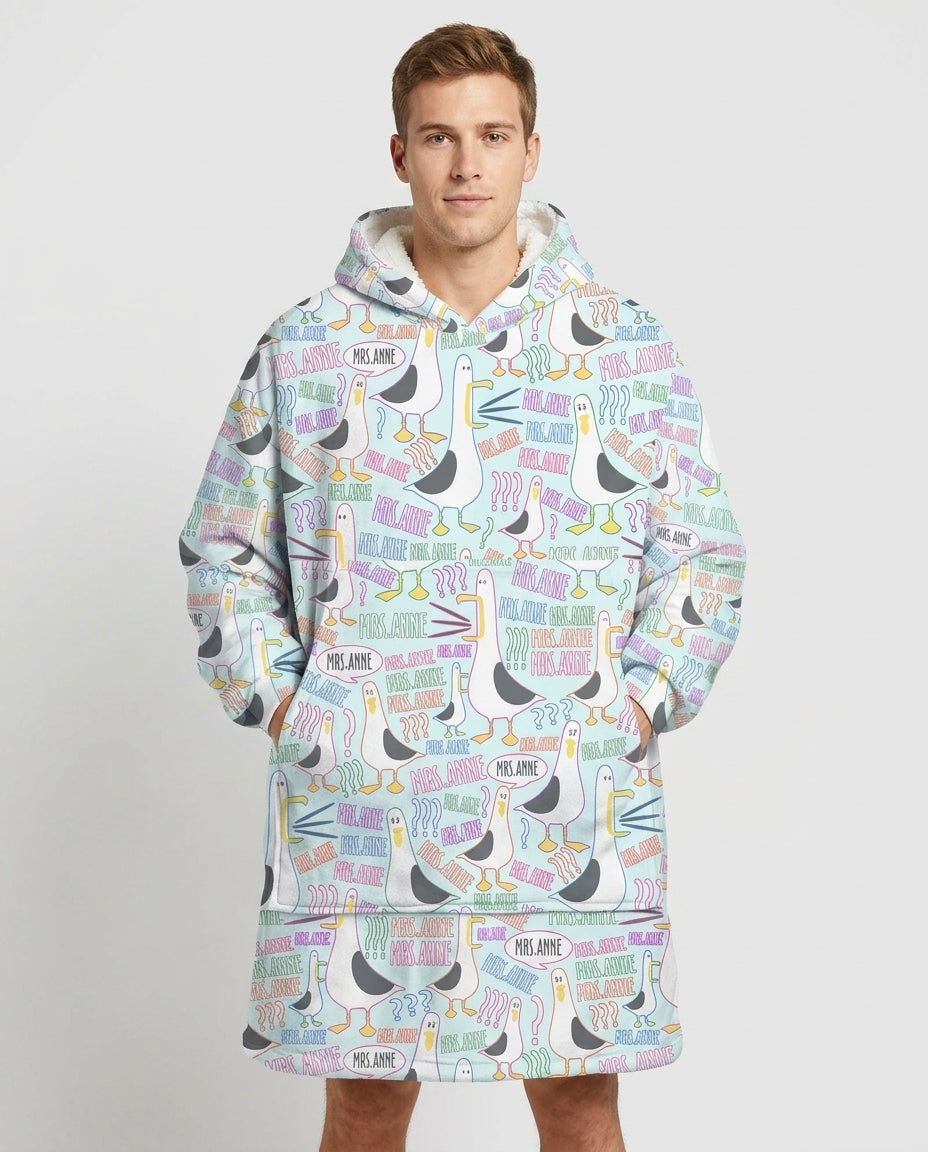 Plantilla de Sudadera Manta de Bambú Personalizada