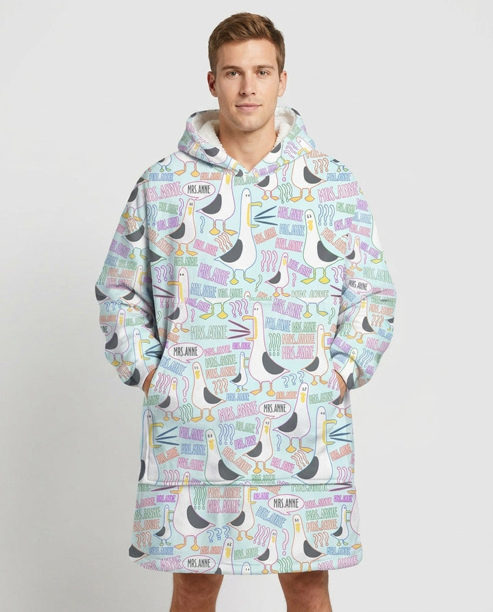 Plantilla de Sudadera Manta de Bambú Personalizada