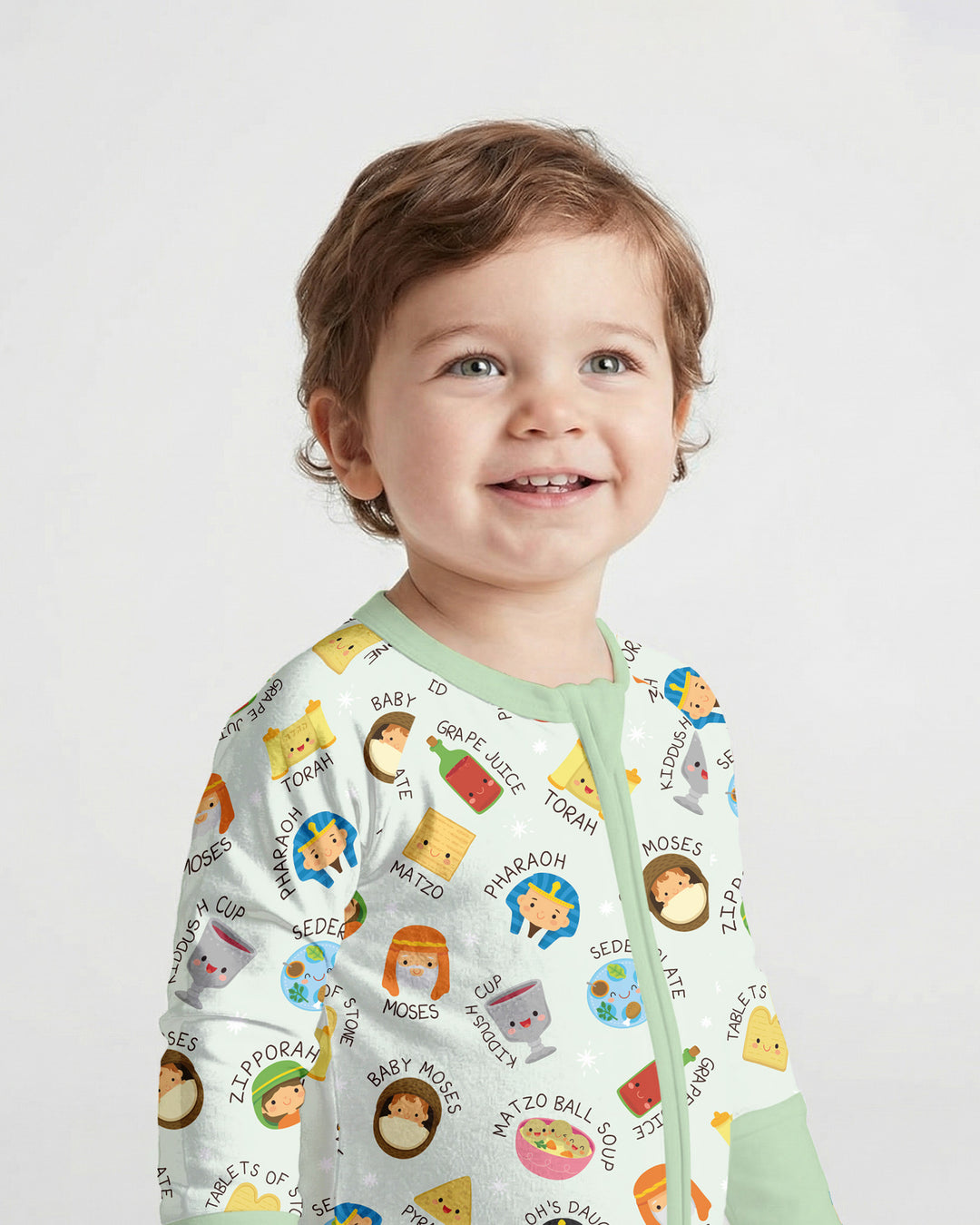 Gerippte Babykleidung mit individuellem Foto - Weich &amp; Skizzenhaft