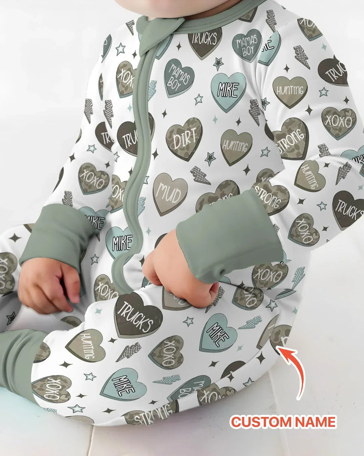 Gerippte Babykleidung mit individuellem Foto - Weich &amp; Skizzenhaft