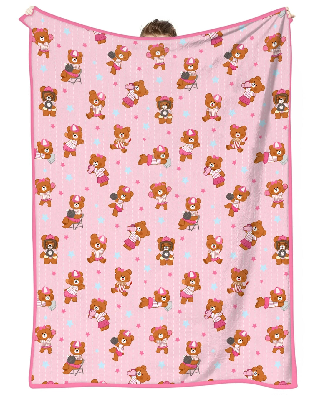 Born To Play Baseball Bamboo Blanket