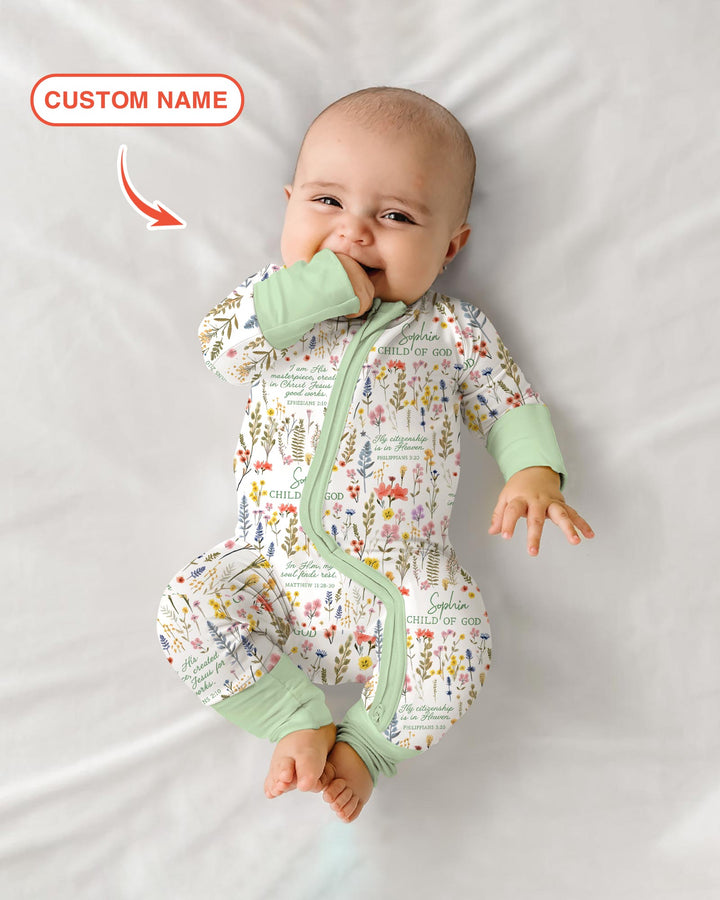 Gerippte Babykleidung mit individuellem Foto - Weich &amp; Skizzenhaft