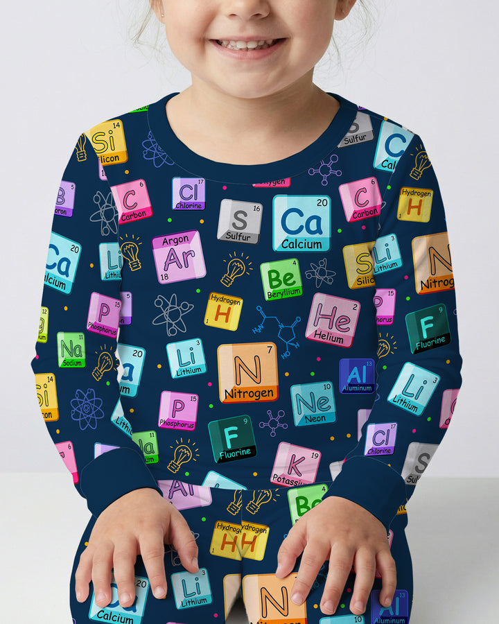 Science Elements Bamboo Two Piece Long Sleeve Pajama Set