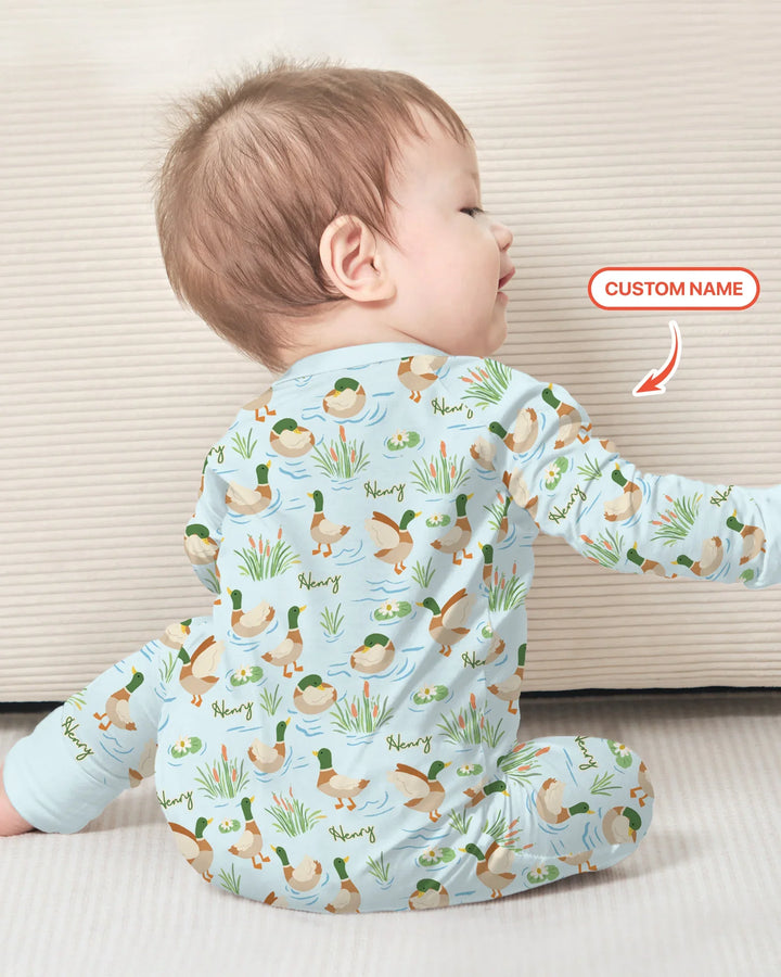 Personalized Mallard Duck Bamboo Convertible Zippy