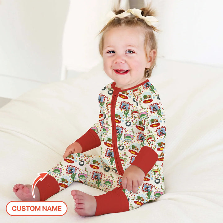 Gerippte Babykleidung mit individuellem Foto - Weich &amp; Skizzenhaft