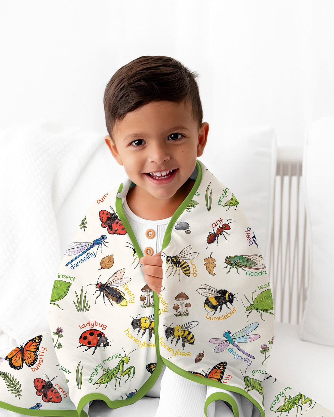 Bug Learning Bamboo Blanket