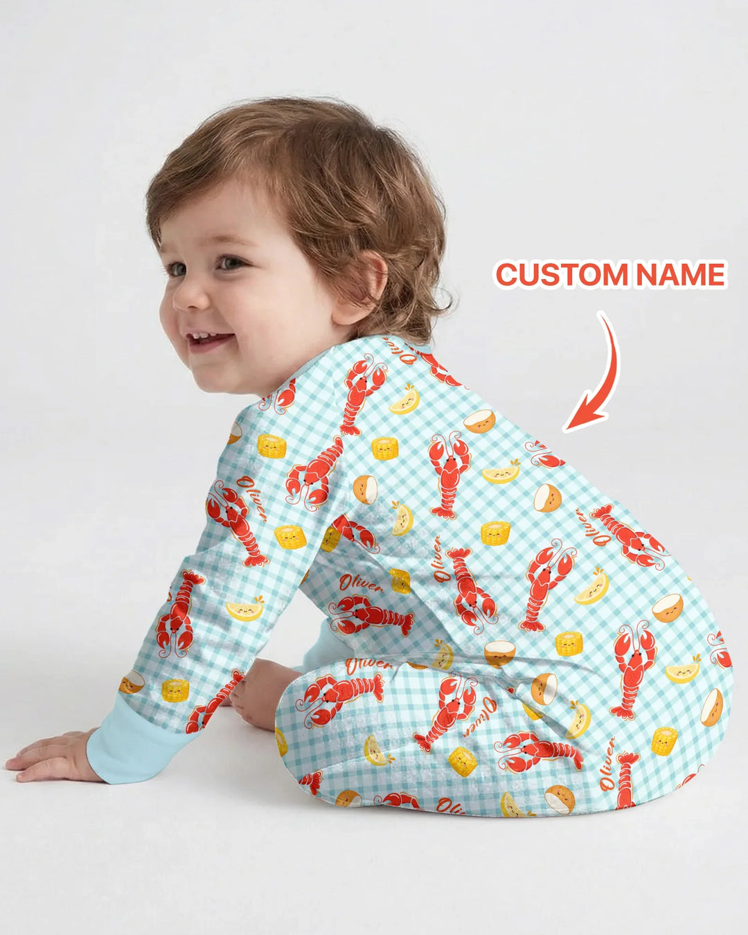 Gerippte Babykleidung mit individuellem Foto - Weich &amp; Skizzenhaft
