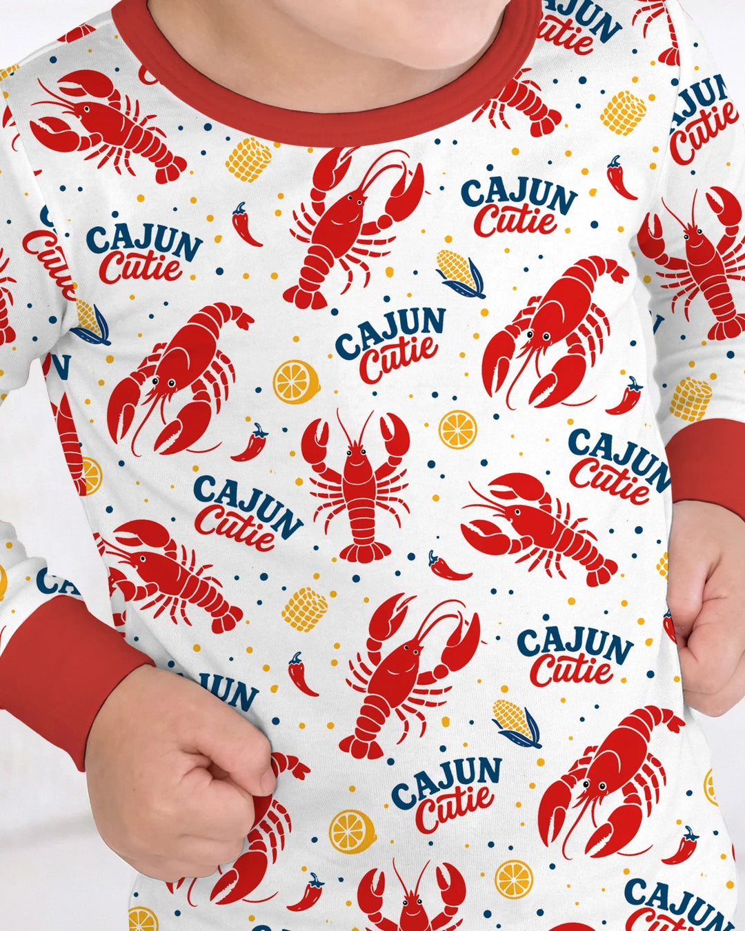 Cajun Cutie Bamboo Two Piece Long Sleeve Pajama Set