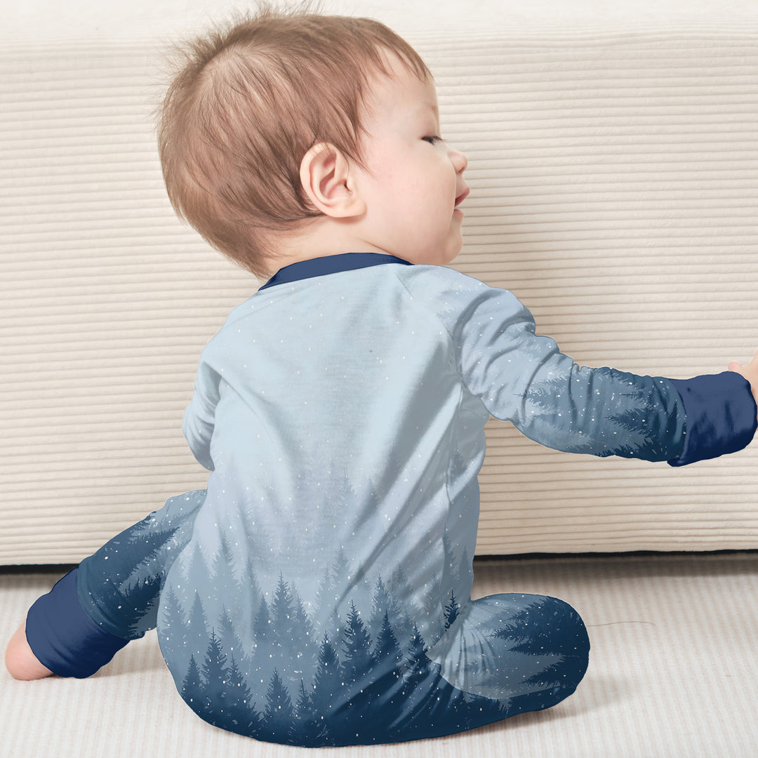 Gerippte Babykleidung mit individuellem Foto - Weich &amp; Skizzenhaft