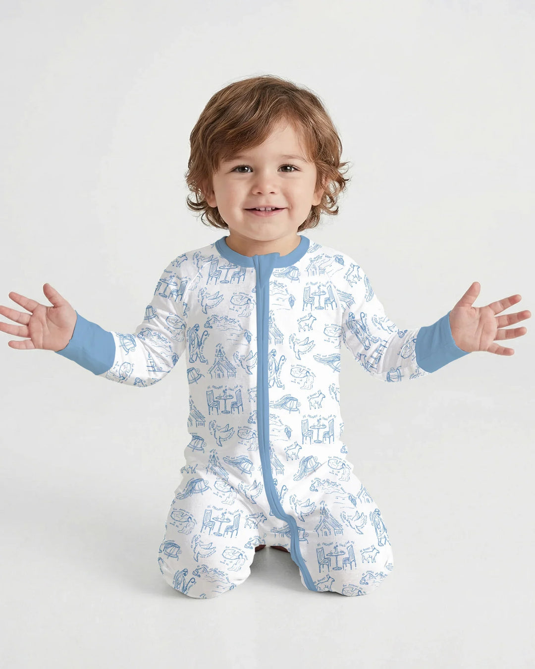 Psalm 23 Sketch Bamboo Convertible Zippy