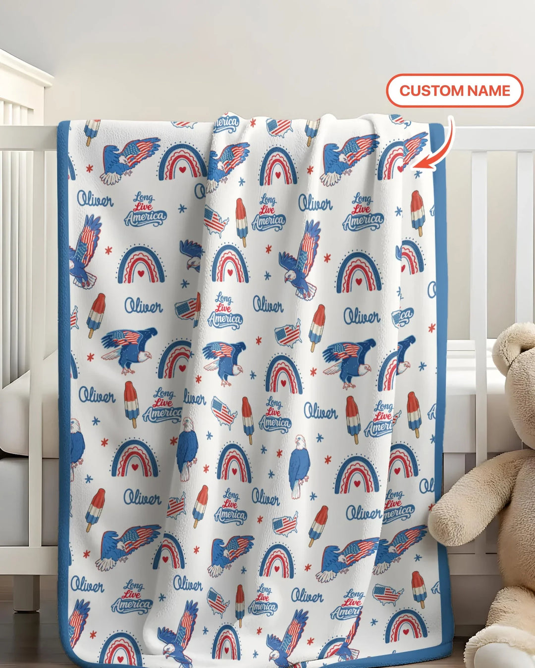 Long Live America Bamboo Blanket